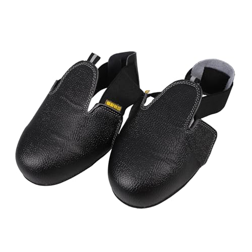 MUCKLILY 1 Pair Safety Toe Covers for Shoes Toe Caps Non-slip Reusable Universal Overshoes for Outdoor Construction Warehouse