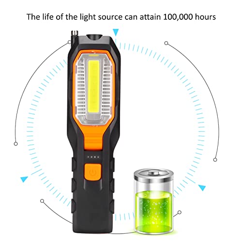 COB-inspectielamp, magnetisch ontwerp Hoge helderheid 100.000 uur oplaadbare autowerklamp - Image 4