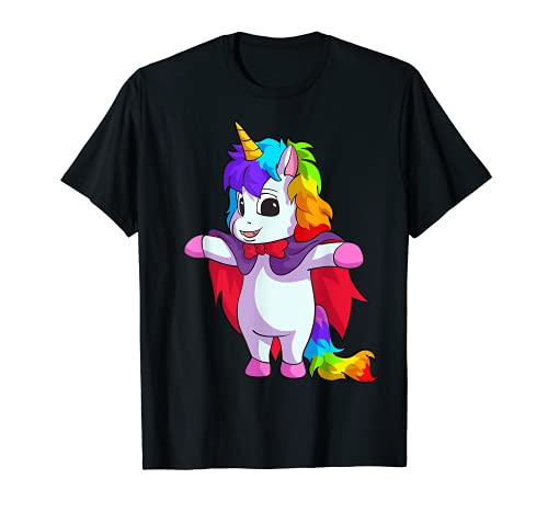 Disfraz de unicornio de Halloween para niñas vampiro para niños Camiseta