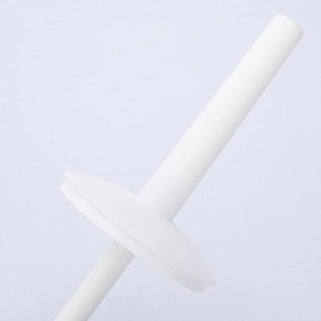 Toilet Brushes, Closed Toilet Brush Long Handle Holder Simple Design Bathroom Cleaning Set(White)