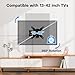 BONTEC TV Wall Bracket for 13-42 Inch LED LCD OLED Flat & Curved TVs up to 20KG, Full Motion Articulating Mount with Tilt, Swivel, Extension, Max VESA 200x200mm, TV Wall Mount for Home and Office Use
