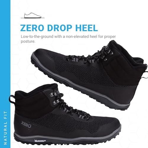 Xero Shoes Barefoot Hiking Shoes for Men | Scrambler Mid Hiking Boots | Zero Drop, Wide Toe Box, Minimalist Men's Hiking Shoes3