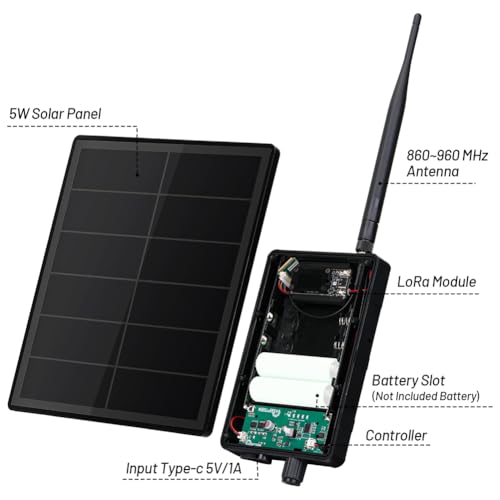 Módulo Meshtastic Heltec Lora 32 V4 solar wifi bluetooth 6