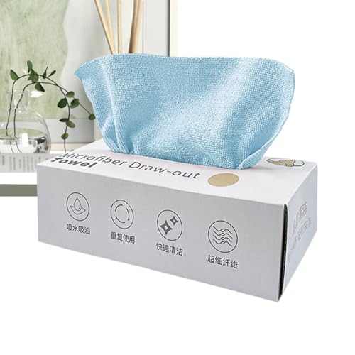 Byeaon Paño de cocina | Paño de fregar | Paño de microfibra para quitar el polvo | Paño antiarañazos | Paño de lavado de platos | Trapo de limpieza de encimera para lavar platos, encimera, al aire