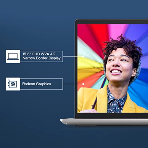 Image of DELL Inspiron Windows 3515 Laptop, AMD Ryzen3-3250U, Win11 + Office' 21, 8GB GDDR4, 512GB SSD, 15.6 inch (39.62Cms) FHD AG, Platinum Silver - D560795WIN9S, 1.8Kgs