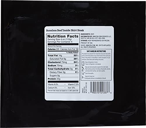 Fresh Brand – Beef Inside Skirt Steak, Usda Choice, Boneless, 1 Lb #TOP1
