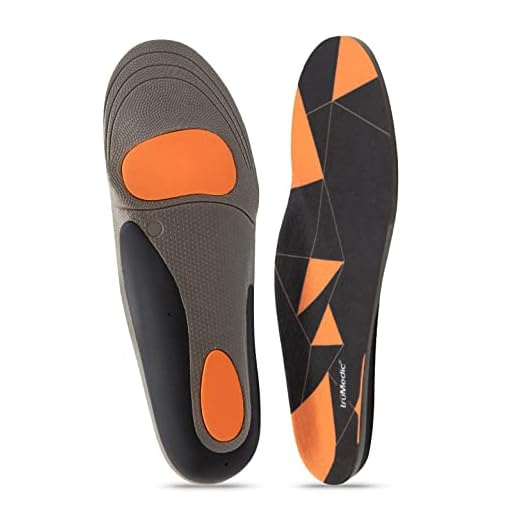 Athletic Running Insoles for Mens and Womens Shoes Sneakers and Cleats by truMedic | Powersole Sports Insoles for Basketball, Baseball, Tennis, Football and Soccer | Breathable Inserts | Medium