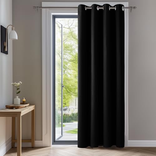 Deconovo Rideaux Occultants Isolant Thermique Anti Froid, 140×245 CM (Largeur x Hauteur), Rideaux...