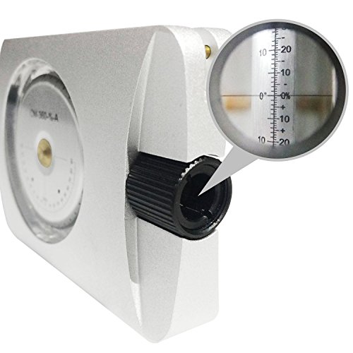 Ueasy Professional Aluminum Accurate Altimeter Compact Handheld Clinometer for Measuring Heights Slopes Angles Silver - Thumbnail 7
