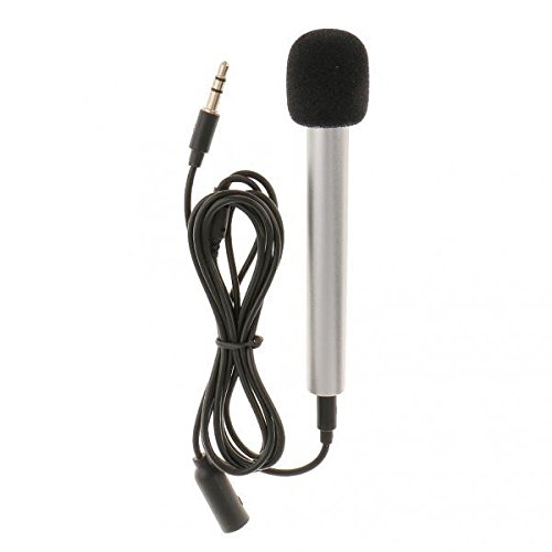 2x Mini 3.5mm Jack Microphone Portable Mic for Smartphone Mobile Phones Silver-image-28