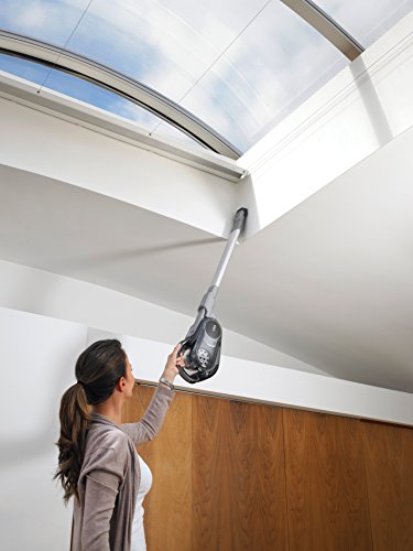 BLACK+DECKER Aspirateur à main sans fil, 40W, Polyvalent et Flexible avec Prolongateur et brosse rétractable, Autonomie: 17 min, 450 ml, 21,6V, HVFE2150LB-QW - Image 7