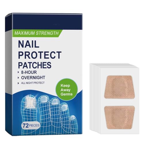 IKOPFLN 72 Piezas Hongos Uñas Pies,Tratamiento Hongos uñas pies,Micosis de las Uñas,Parche de Reparación de Uñas,Para Alivio de la Micosis de las Uñas y Uñas Antifúngicas