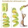 Retro Shaw Cat Toys, 11 in Realistic Catnip Snake Toy with Crinkle Sound Inside, Cat Nip Toys with SilverVine, Stuff Snake Interactive Snake Toy for Cats to Chew #1