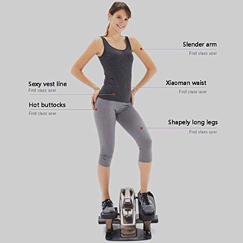 Image of Exercise Step Machine Portable Mute Stepper Pedal, Fitness Stair Stepper with LCD Monitor, Exercise Machine with Resist