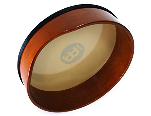 Meinl Percussion 10" Hand Drum with Synthetic Head — NOT MADE IN CHINA — Hardwood Frame in Antique Brown Finish, 2-YEAR WARRANTY, inch (HD10AB-TF) - Thumbnail 5