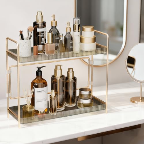 50% OFF Organizador de Baño LEEDA 2 Niveles, Gran Capacidad - Image 2