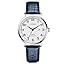 Silver|blue Leather