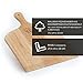 Dolce Mare® Pizza Stone - Piedra para Pizza de Cordierita Horno y...