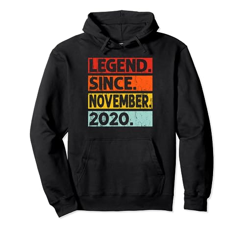 Legend Since November 2020 Birthday November 2020 Vintage Sudadera con Capucha