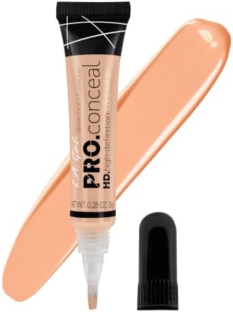 L.A. Girl Cosmetics HD Pro Concealer, Porcelain, 0.28 oz, GC969