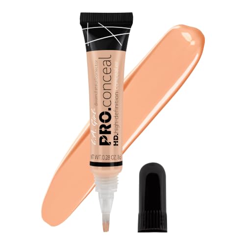 Image of L.A. Girl HD Pro Conceal Multipurpose Concealer, Porcelain, 8g | Full Coverage for Dark Circles, Contouring & Dark Spots| Long-Lasting & Blendable Makeup for Indian Skin Tone
