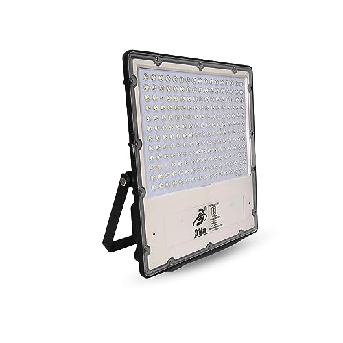 Image of D'Mak 200W Lens Led Flood Light - Ip65 Waterproof Led Lights with 120 Wide Beam-Led Lamp Lights for Yard,Showroom,Shop, Factory,Garden, Playground & Home (Pack of 1)