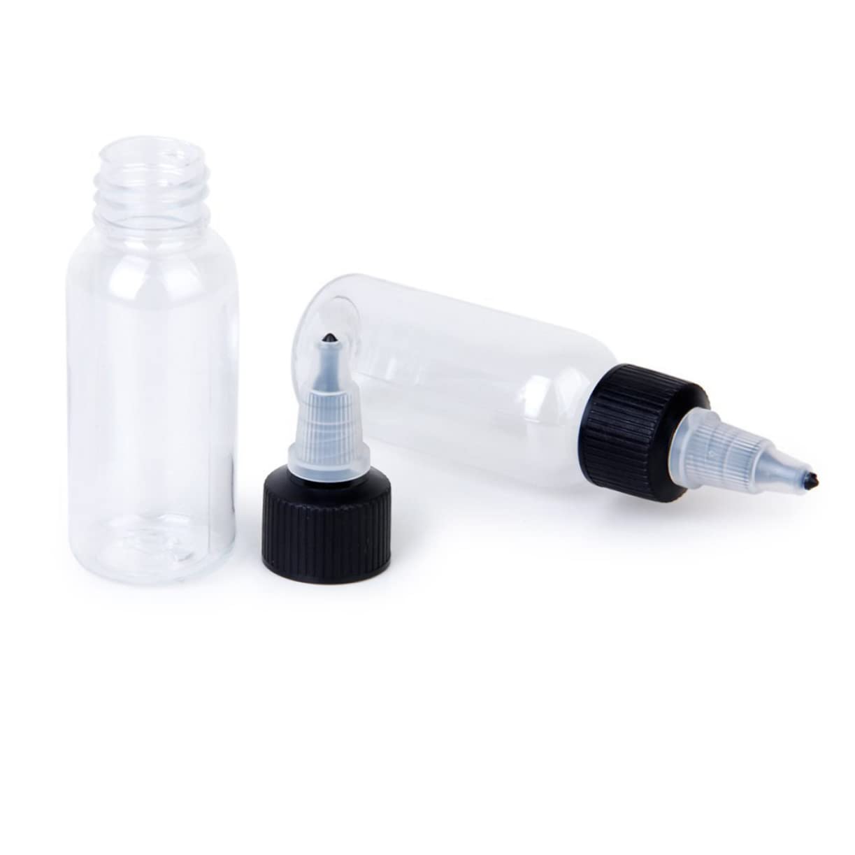 3 Sätze Farbmaterialverpackungsflasche Klare Pigmentflaschen Leere Pigmentbehälter Leere Tintenflasche Tätowiermittelflasche Tattoo-zubehör Pigmentflasche 10 Stück * 3