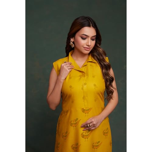 Image of Kurta Set for Women Viscose Rayon Kurta Printed With Pant