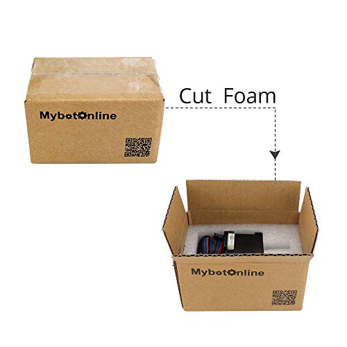 Mybotonline Nema 17 Stepper Motor Full D-Cut Shaft 62Oz-In 1.7A Bipolar 38Mm 1.8Deg 4-Lead For 3D Printer Cnc Reprap #TOP6