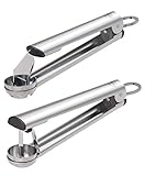 Dr. Oetker Entkerner Set Profi, Kirschentkerner und Pflaumenentkerner aus Edelstahl,...