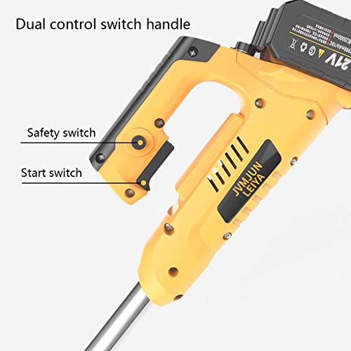 Accu-grasmaaier met gereedschap, intrekbare lichtgewicht en krachtige grasmaaier, lichtgewicht en handig, maaidiameter van 15 cm grasmaaier - Afbeelding 6