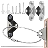 Furniture Straps Baby Proofing Furniture Wall Anchor Metal Anti-Tip Furniture Anchor Furniture Straps kit Furniture Wall Fixing Baby Safety Straps for Baby Protecting Secure Bookshelf