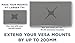 Mount-It! VESA Mount Adapter Kit | TV Wall Mount Bracket Adapter Converts 200x200 mm Patterns to 300x300 and 400x400 mm | Fits Most 32 Inch to 55 Inch TVs | Hardware Included