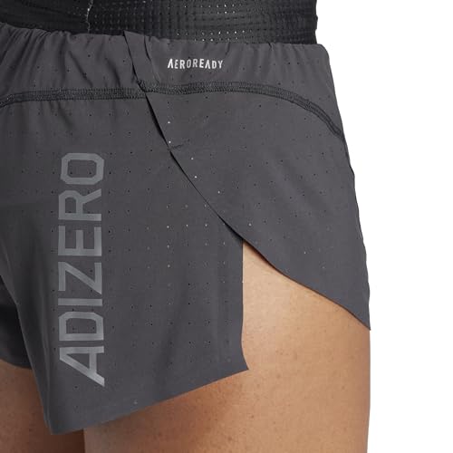 Adizero Short de corrida dividido, Preto, GG