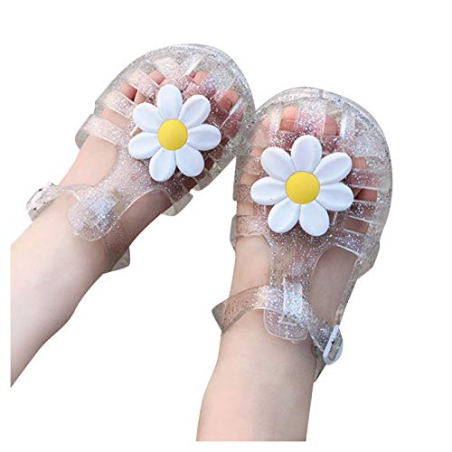 Kids Girl Boy PVC Sandals Comfort Summer Outdoor Casual Beach Shoes Flower Anti Slip Rubber Sole Sandals for 2-10Years2