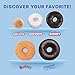 Entenmann's Soft’ees Assorted Donuts, 12 count, (1.54 oz each), Plain, Frosted, Powdered Donuts, 18.5 oz Variety Pack