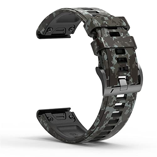 Correa de silicona de 22mm para Garmin Fenix 6 Pro en color agata 5