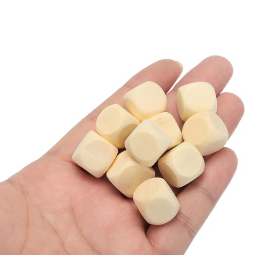 PATIKIL 15mm Blank Wooden Dice - Image 4