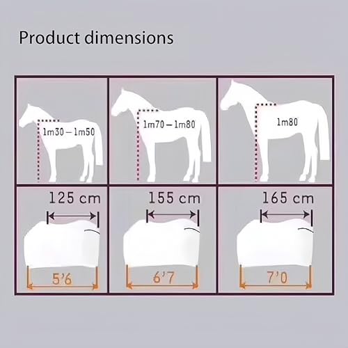 Tapis de cheval chaud 900D imperméable pour équitation d'hiver et paddock - 3