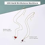 CHARMINGO-Birthstone-Pendant-Necklace-for-Women-AmethystEmeraldBlue-AquamarineSapphireOpalRed-Heart-Crystal-Necklace