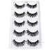 3D Mink False Eye Lashes Beautyorigin Fake Eyelashes 100% Siberian Mink Fur Makeup Wispy Long Cross Thick Reusable Fake Eyelashes 5 Pairs/pack (Style 01)