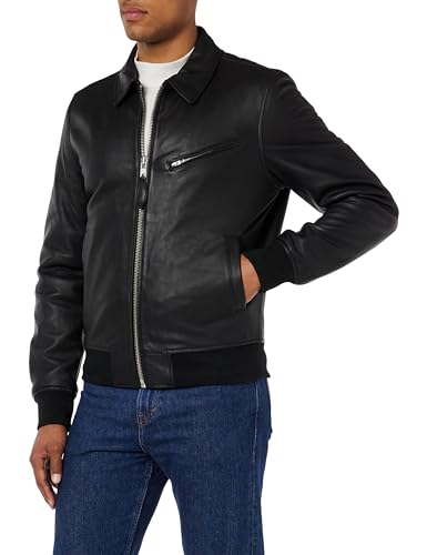 Blouson en cuir homme Schott NYC veste Lcmayfair chaude