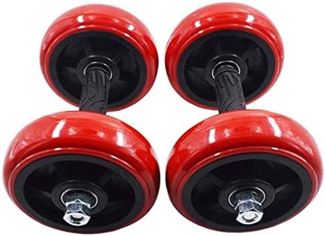 XYZMDJ Rueda abdominal cuatro ruedas portadoras del músculo abdominal de la rueda, Core Rebound entrenamiento de fuerza y ​​Mute, Unisex