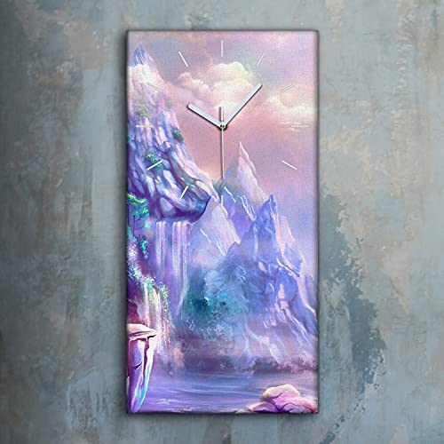 Horloge sur Toile Sans Tic-Tac Silence Absolu pour Chambre 30x60cm - 3