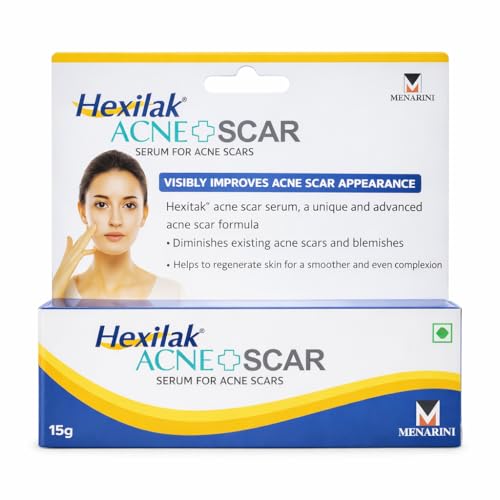 Image of Hexilk Acne Scar Serum - Reducing Acne Scars, Blemishes & Uneven Skin Tone | Promotes Skin Regeneration