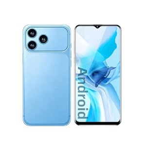 Teléfono desbloqueado, teléfono inteligente Android, batería interna, 2 GB de RAM, 32 GB de ROM, compatible con banda de frecuencia de tarjeta SIM dual de red 3G, pantalla de 6.52 pulgadas (azul, 5)