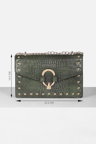 Image of Allen Solly Women's Mini Crossbody Sling Bag | PU Leather | Soft Touch | Detachable Sling | College & Daily Carry