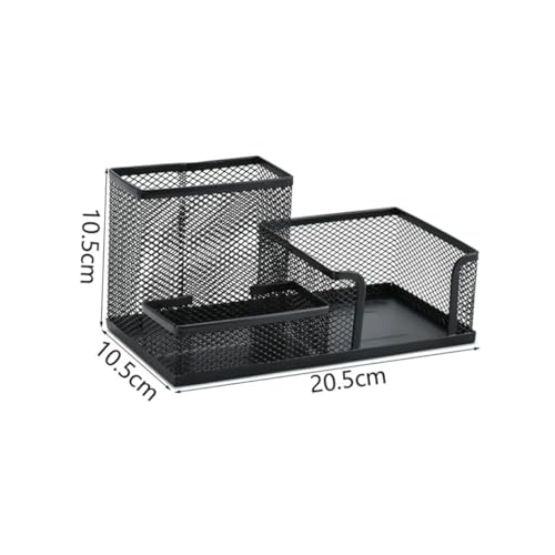 Porte-cartes organiseur de table bureau UKCOCO rangement fer noir - 3