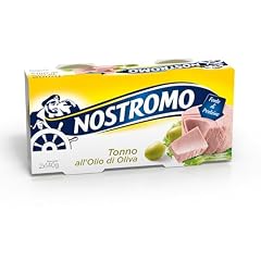 Nostromo - Tonno all'olio di oliva, 2 lattine da 140gr. Formato multipack. Fonte di proteine, senza conservanti.