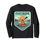 La camiseta retro de kayak es una gran idea de regalo para kayakistas para combinar con equipo de kayak, chaleco salvavidas, accesorios, guantes, chaqueta, equipo, ropa de kayakista, ropa, vestido, atuendo, disfraz, remo, kayak de aventura al aire libre